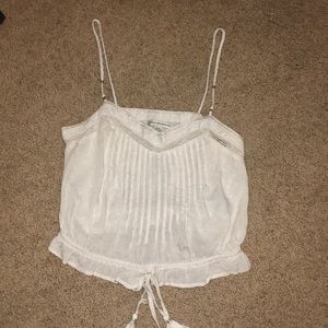 White Crop Top